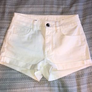 white shorts